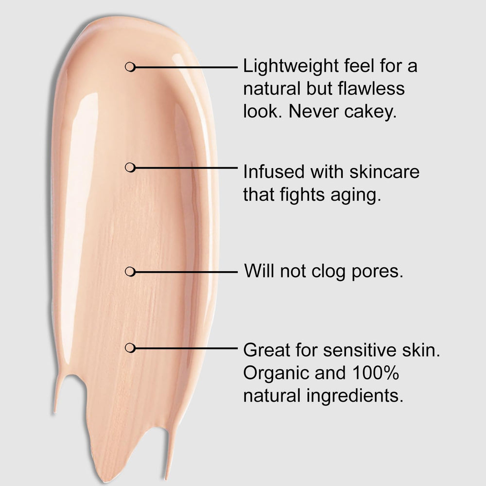 BaeBlu Lux Foundation – texture équilibrée pour fini naturel et léger.