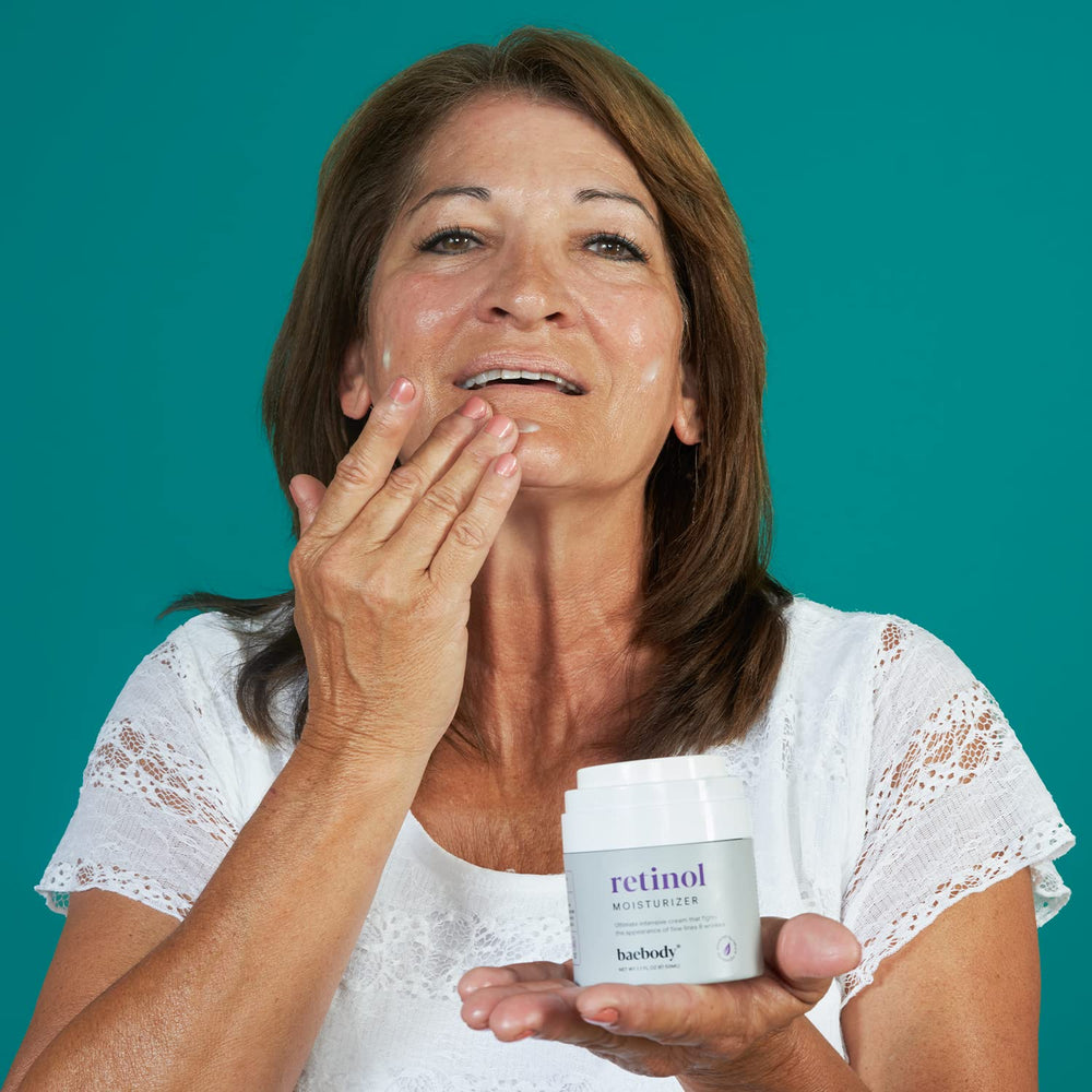 Baebody crème visage anti‑âge – promesse d’un effet lissant potentiel.