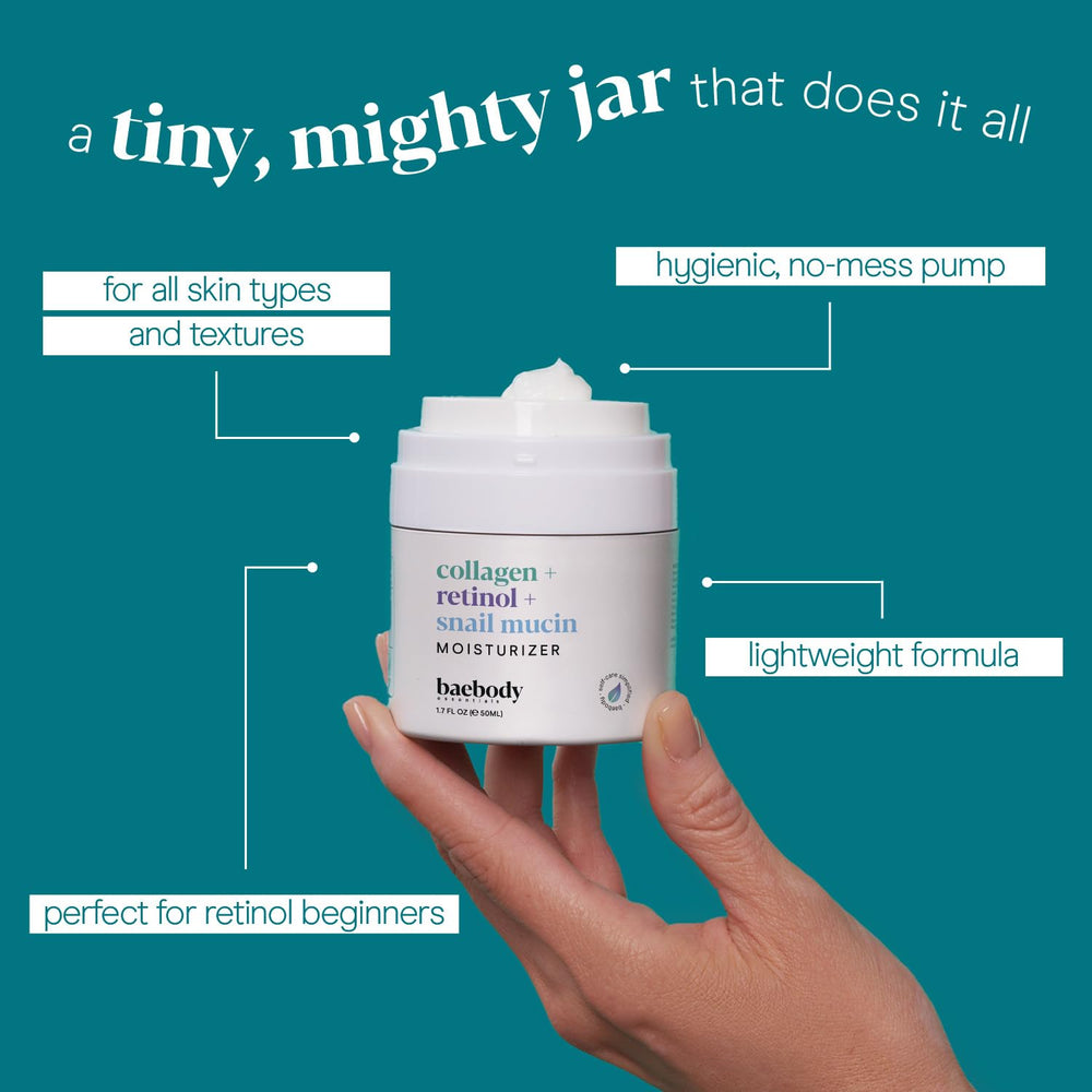 Baebody crème visage jour et nuit, routine simple et efficace.