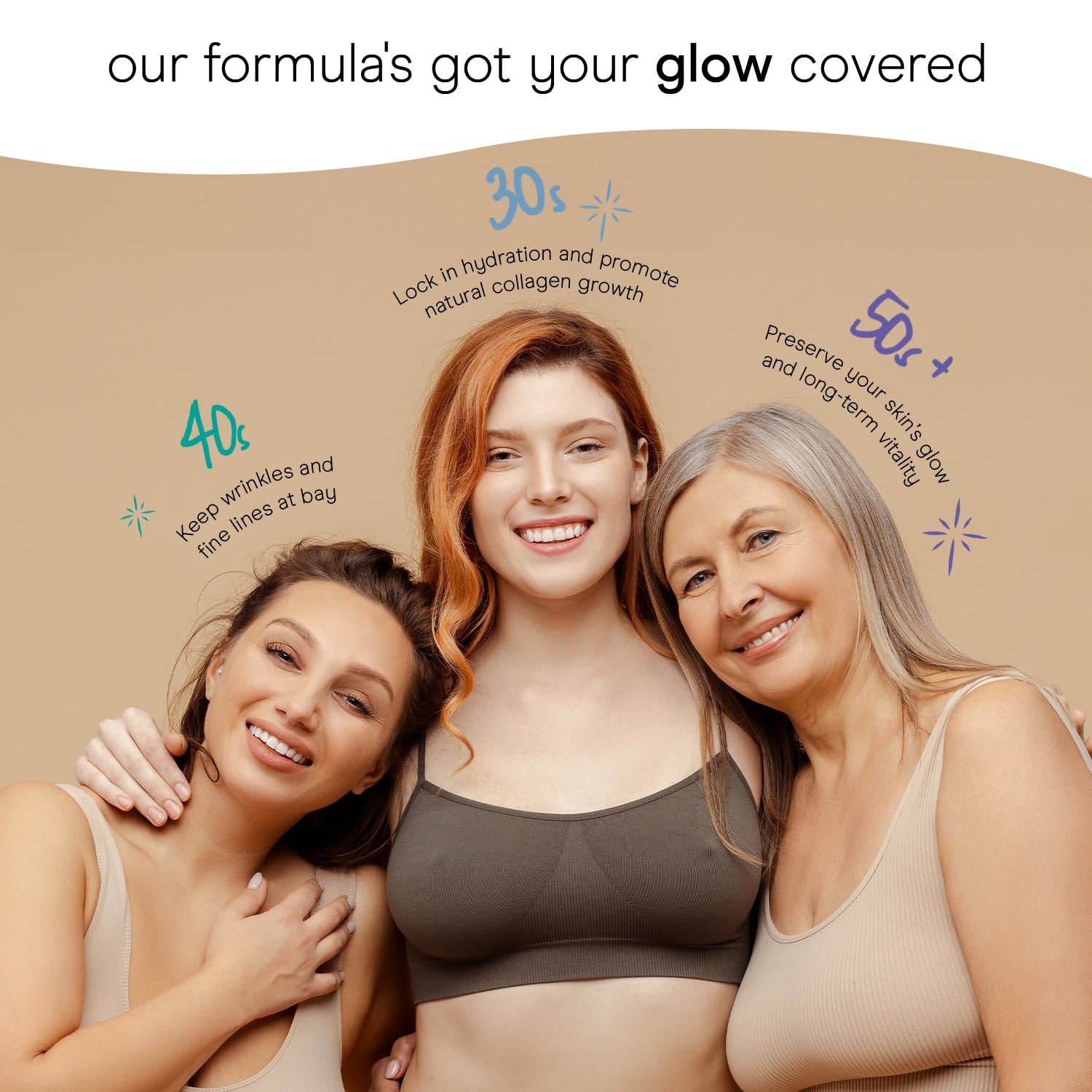 Baebody crème visage anti‑âge, peau plus ferme et lisse.