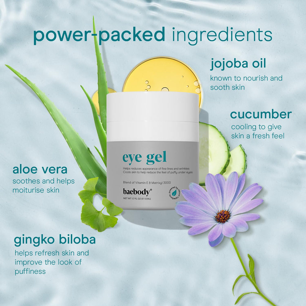 Baebody complexe pro-collagen: hydratation et regard plus lumineux.