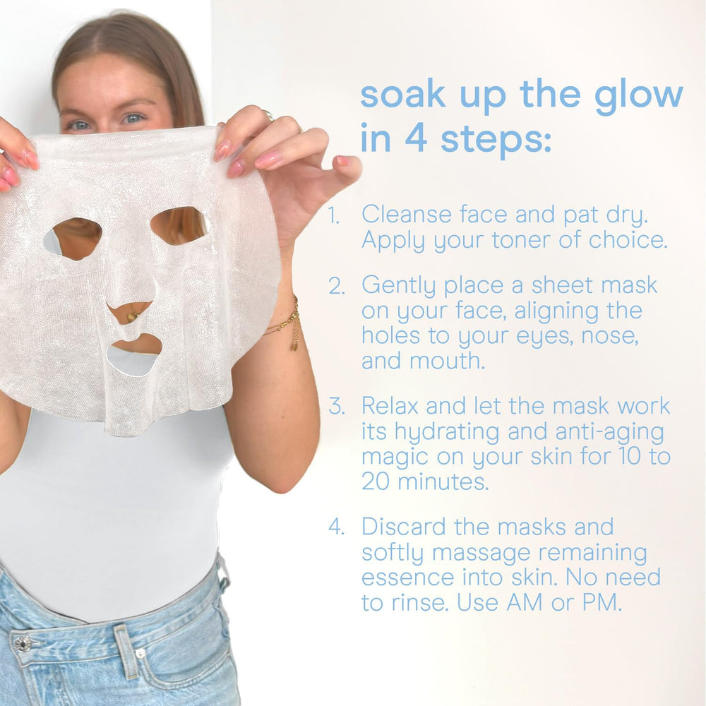 Baebody masque visage mucine escargot effet éclat - teint lumineux et sain
