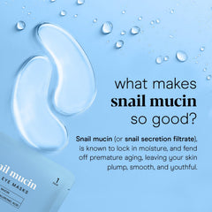 Baebody patchs yeux mucin escargot – effet hydratant immédiat