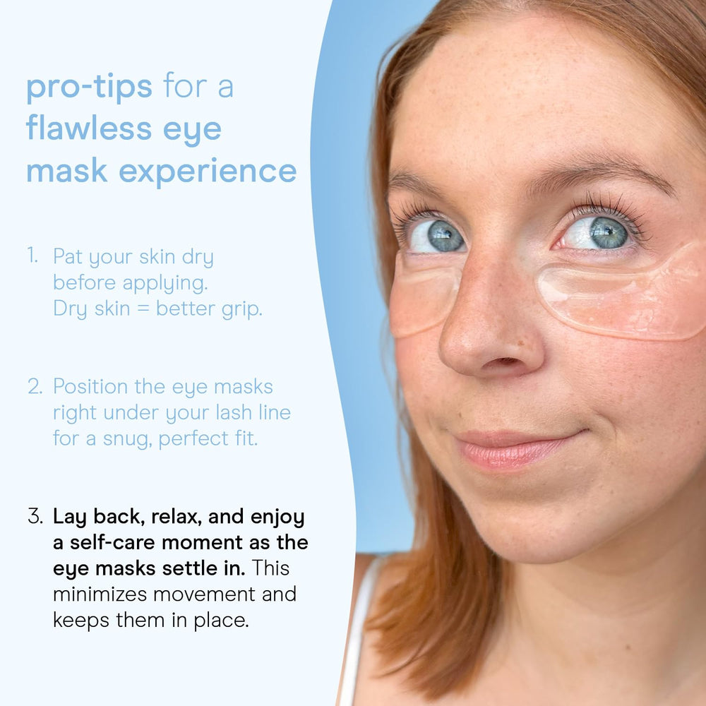 Baebody patchs yeux mucin escargot – application facilitée
