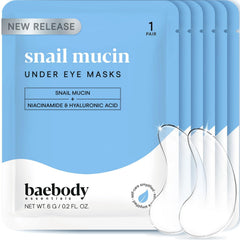 Baebody patchs yeux mucin escargot – emballage pratique pour voyage