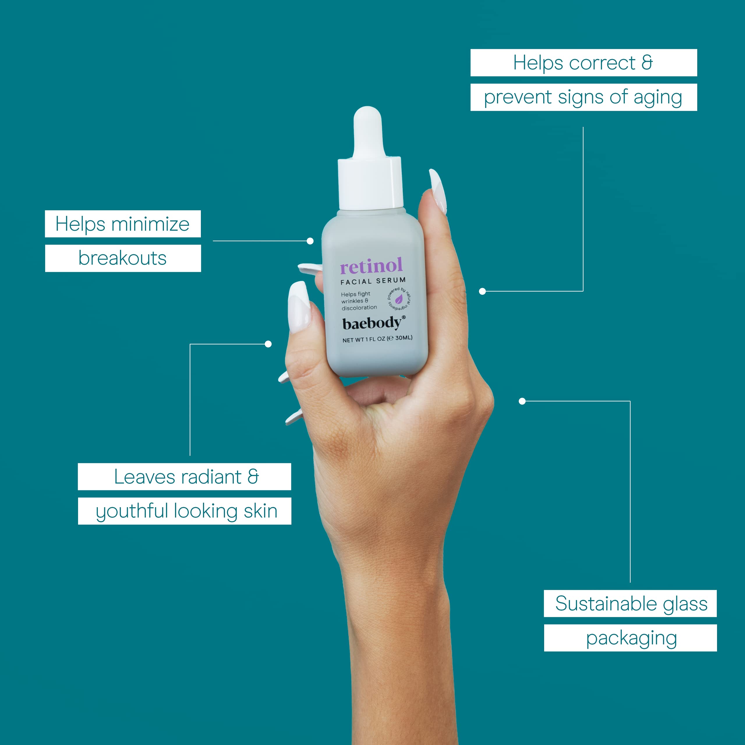 Baebody Sérum Thé Vert – infusion légère pour réveiller l’éclat de la peau