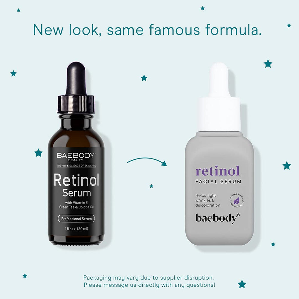 Baebody Sérum Rétinol Visage Application – geste fluide pour peau douce et hydratée