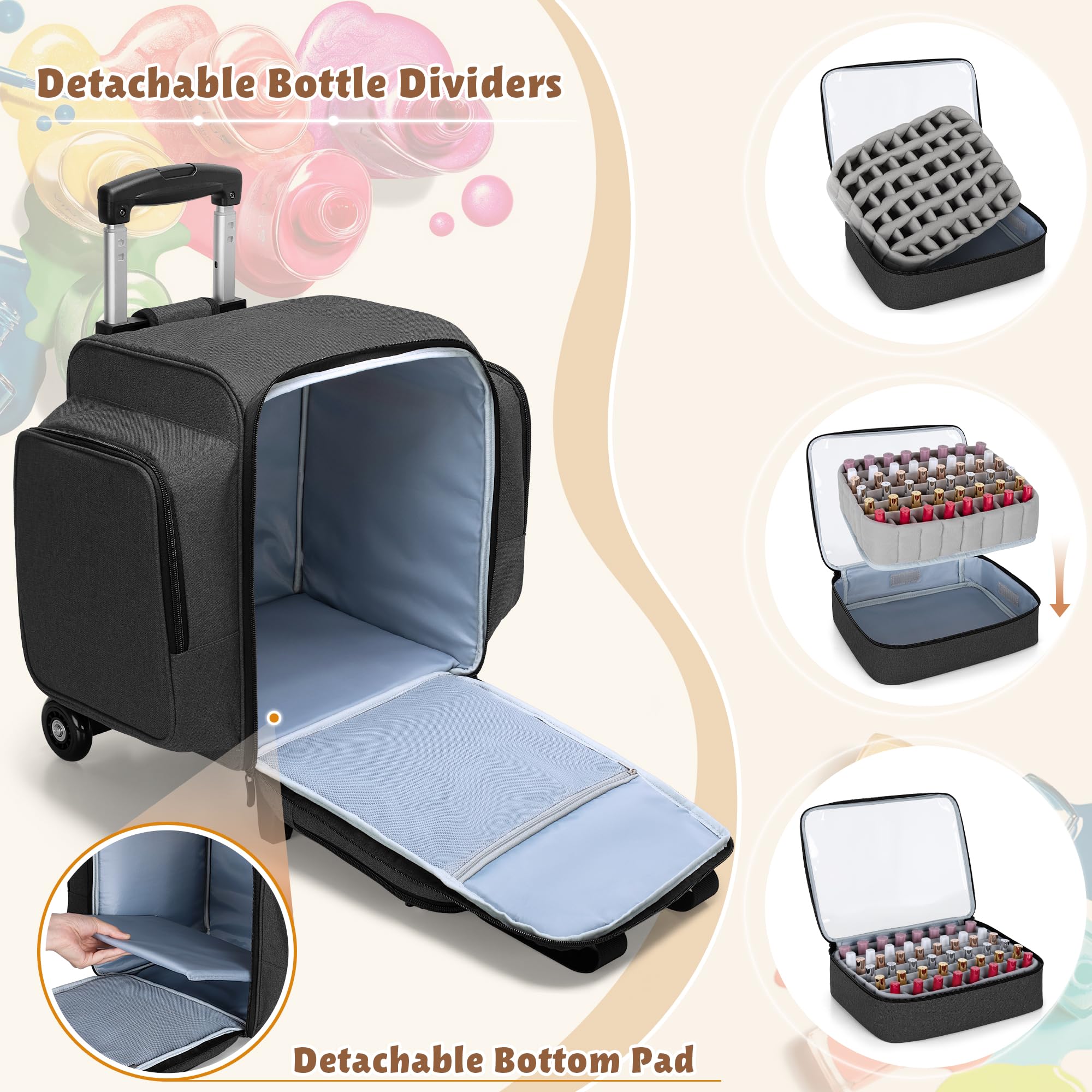 BAFASO base roulante détachable, mobilité facilitée pour vos vernis.