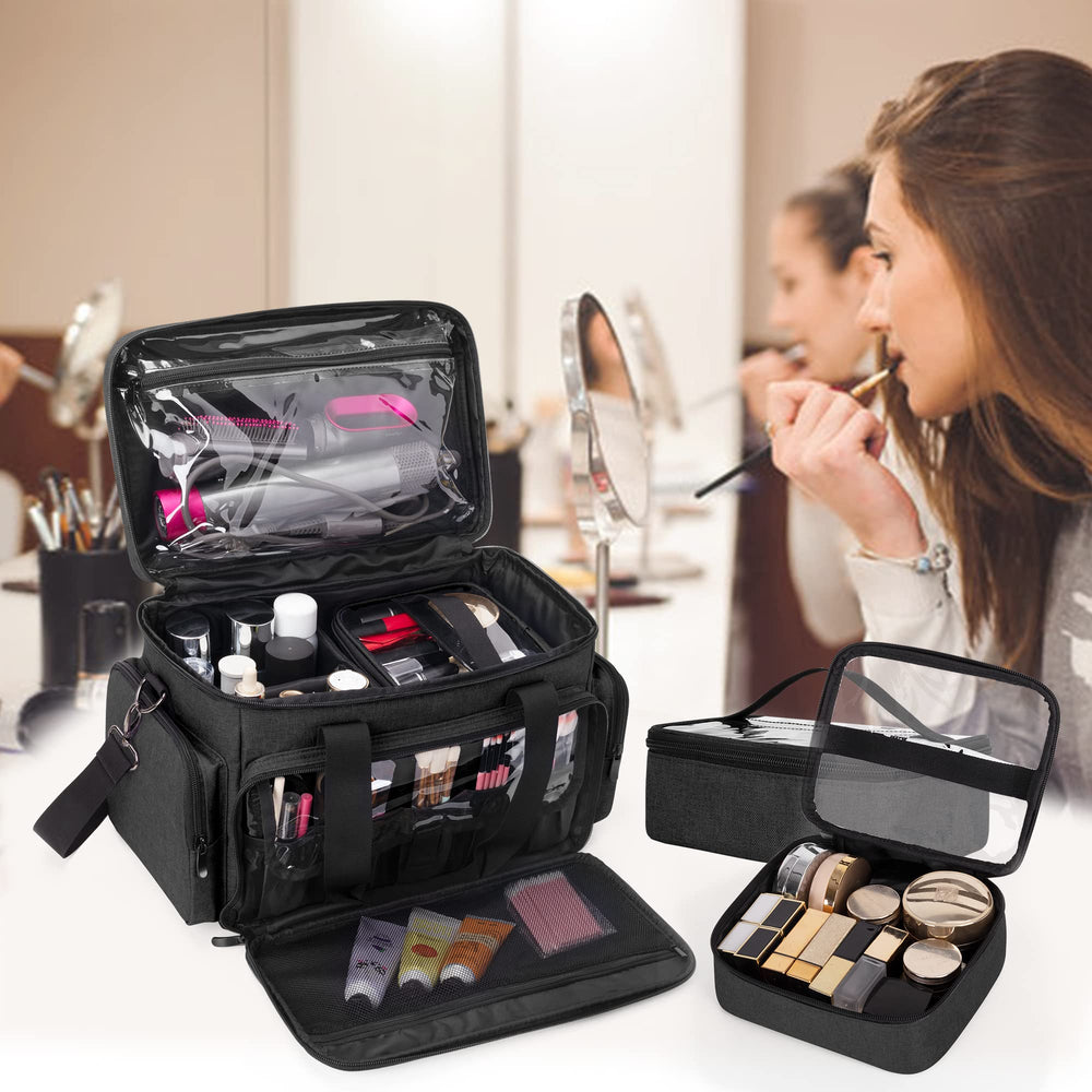 BAFASO grand sac maquillage – dimensions généreuses pour tout emporter lors des déplacements