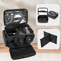 BAFASO grand sac maquillage – diviseurs détachables pour séparer les produits