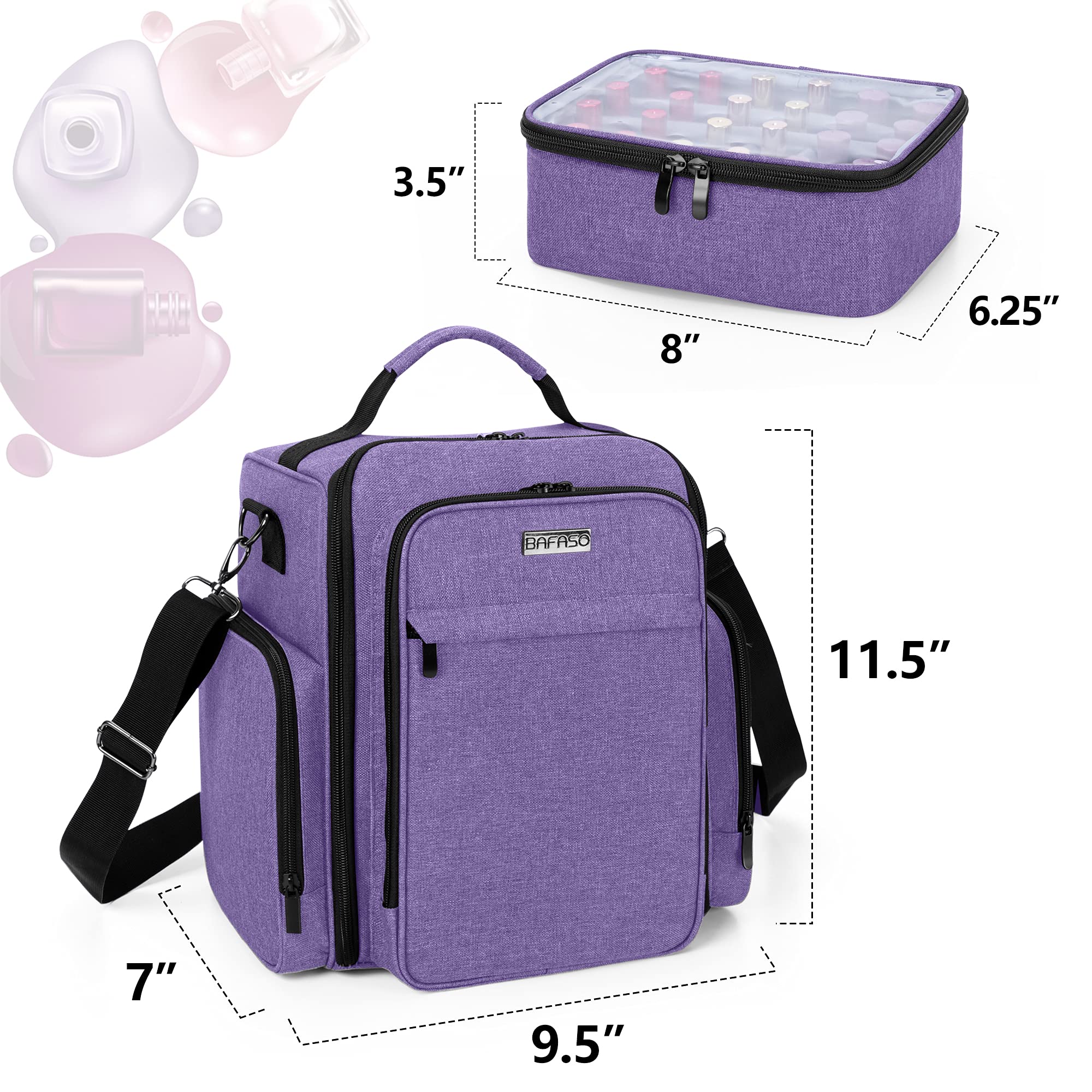BAFASO Nylon résistant – protection des flacons et accessoires.
