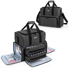 BAFASO Organisateur vernis avec 80 bouteilles, accessibilité pratique.