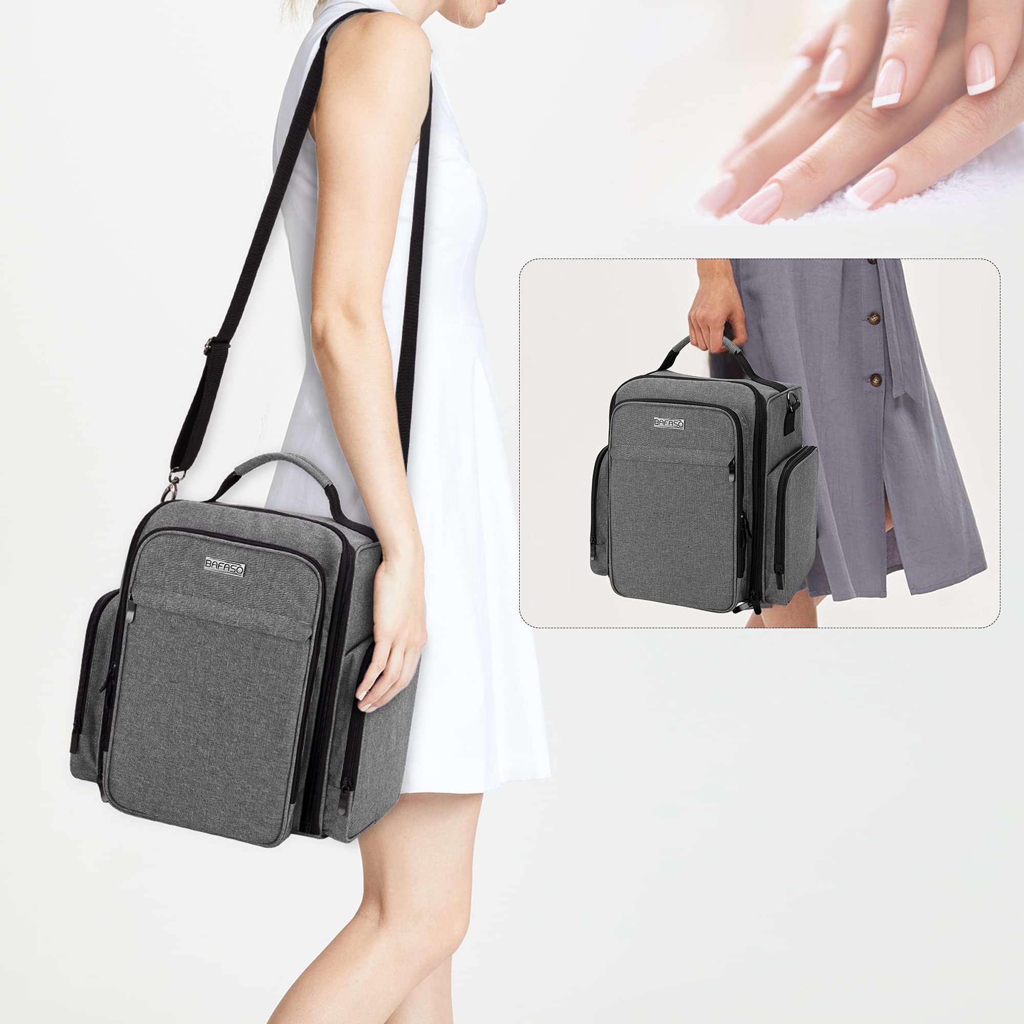 BAFASO sacs-amovibles-grande-capacite: rangement modulaire pour accessoires.