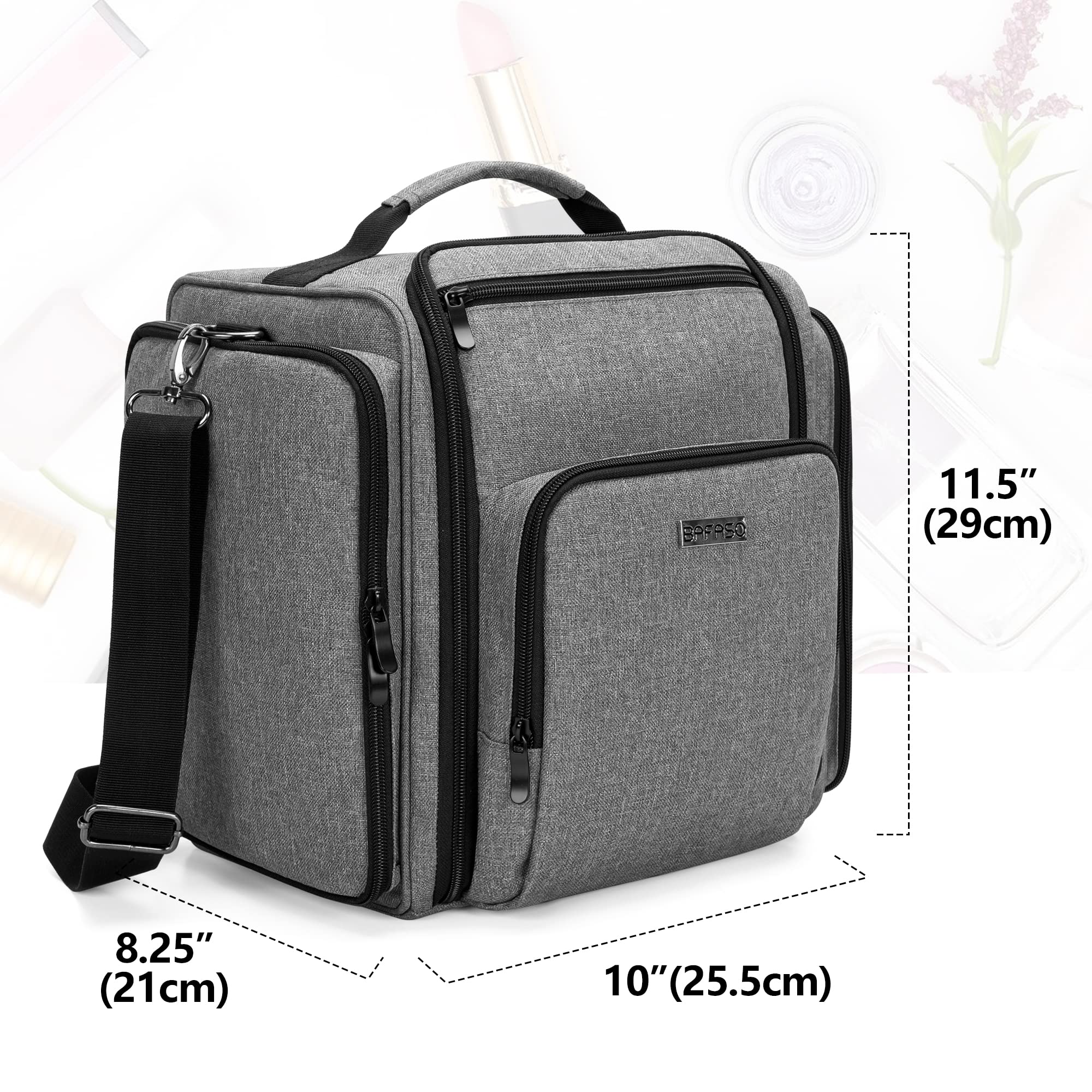 Trousse BAFASO présentant dimensions généreuses et poches amovibles faciles à réorganiser