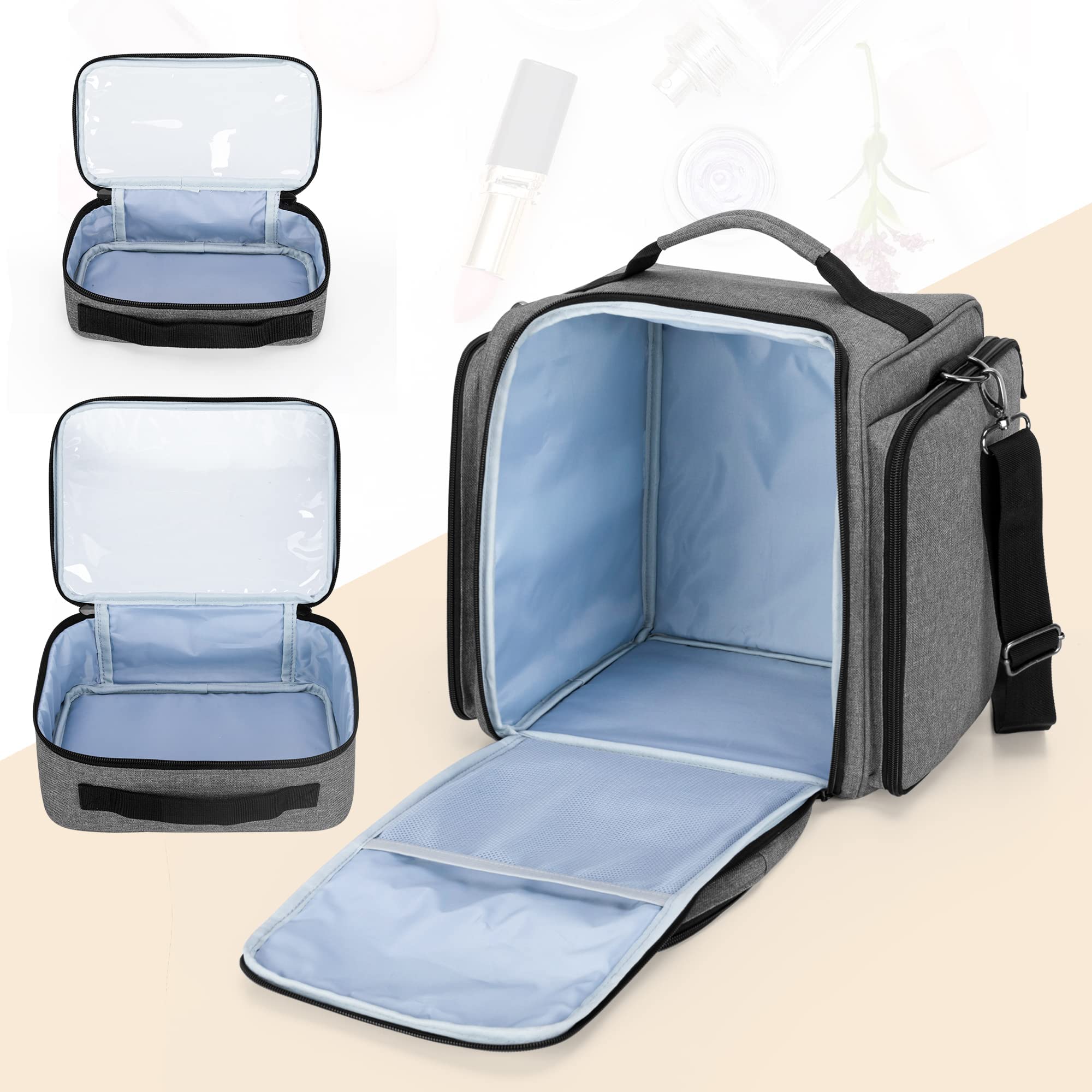 Trousse BAFASO avec poches latérales pour pinceaux et palettes plates