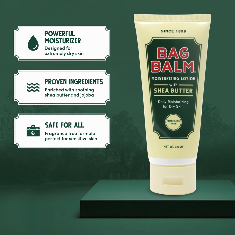 Bag Balm crème mains dense enrichie au beurre de karité et jojoba.