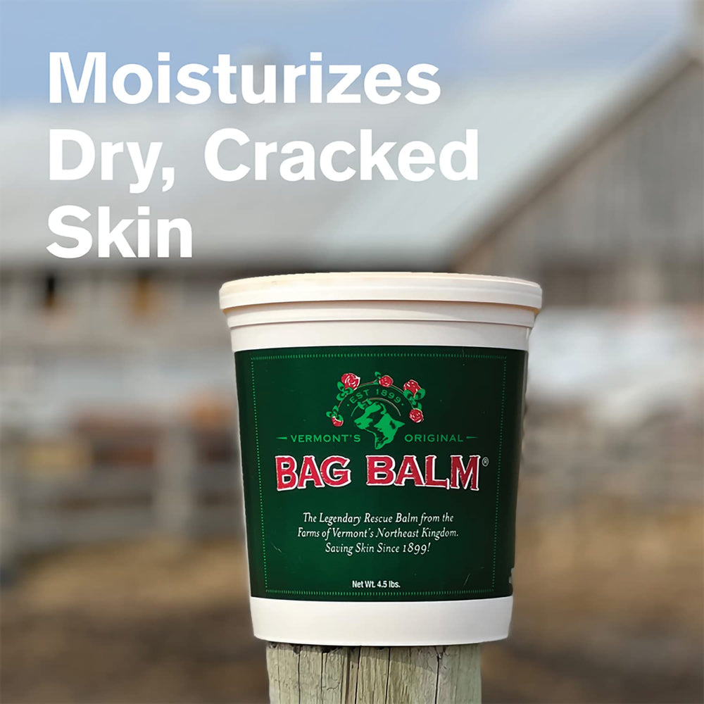 Bag Balm détail avant-bras et mains, soulage les peaux sèches