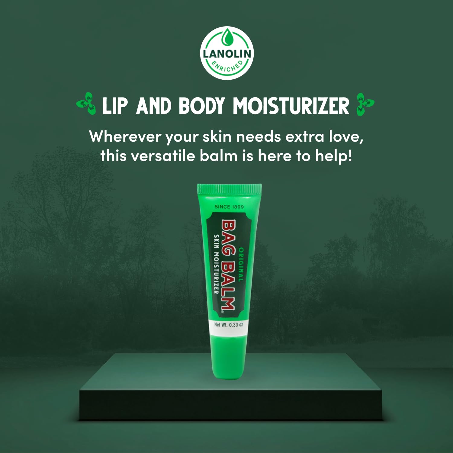 Bag Balm Original – tube portable pour soin en voyage.