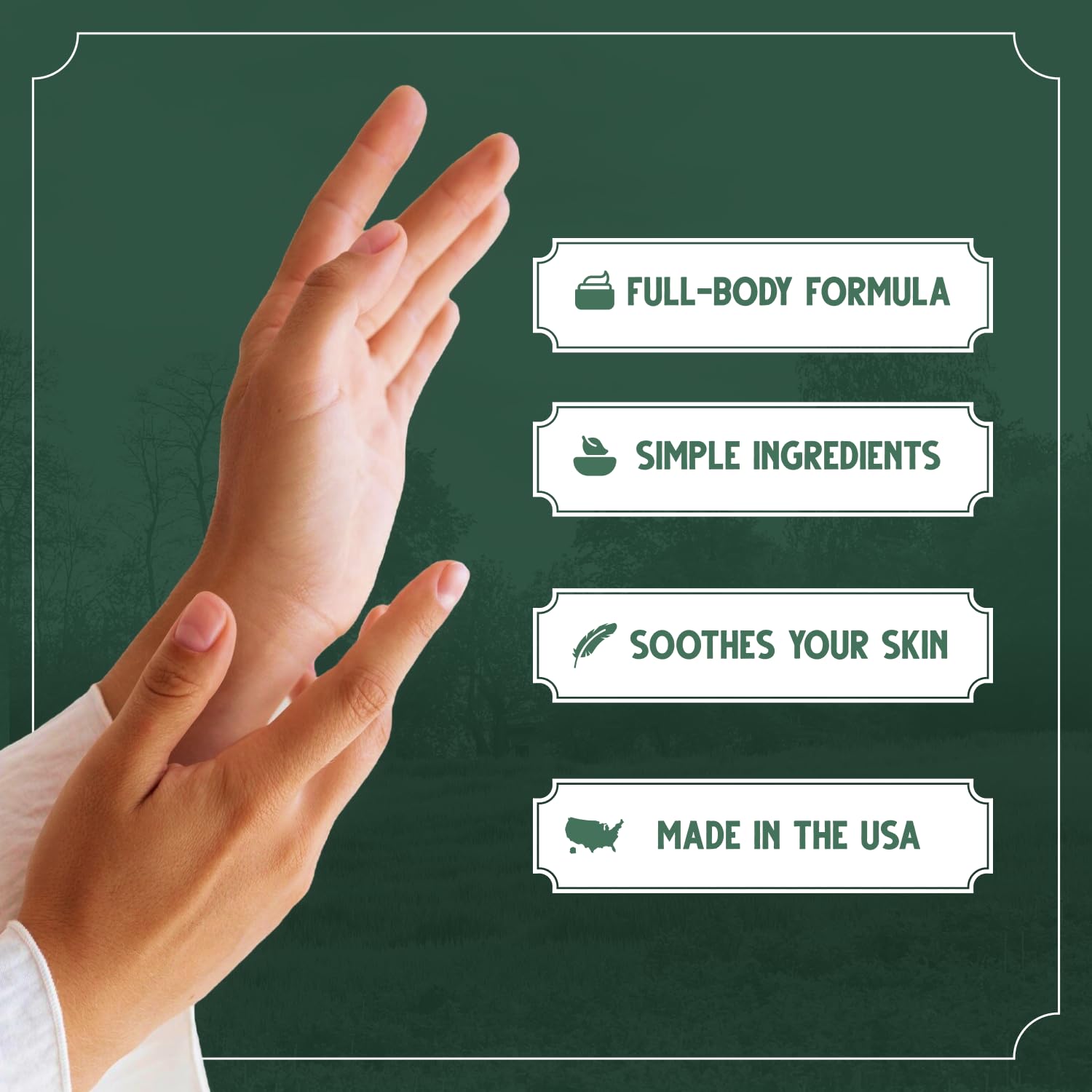Bag Balm Original – formule simple sans parfum et colorants pour peau sensible.