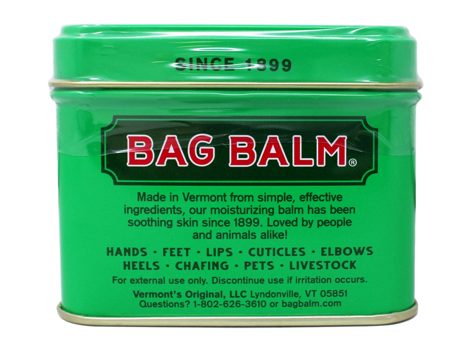 Bag Balm lèvres – hydrate durablement les zones sèches.