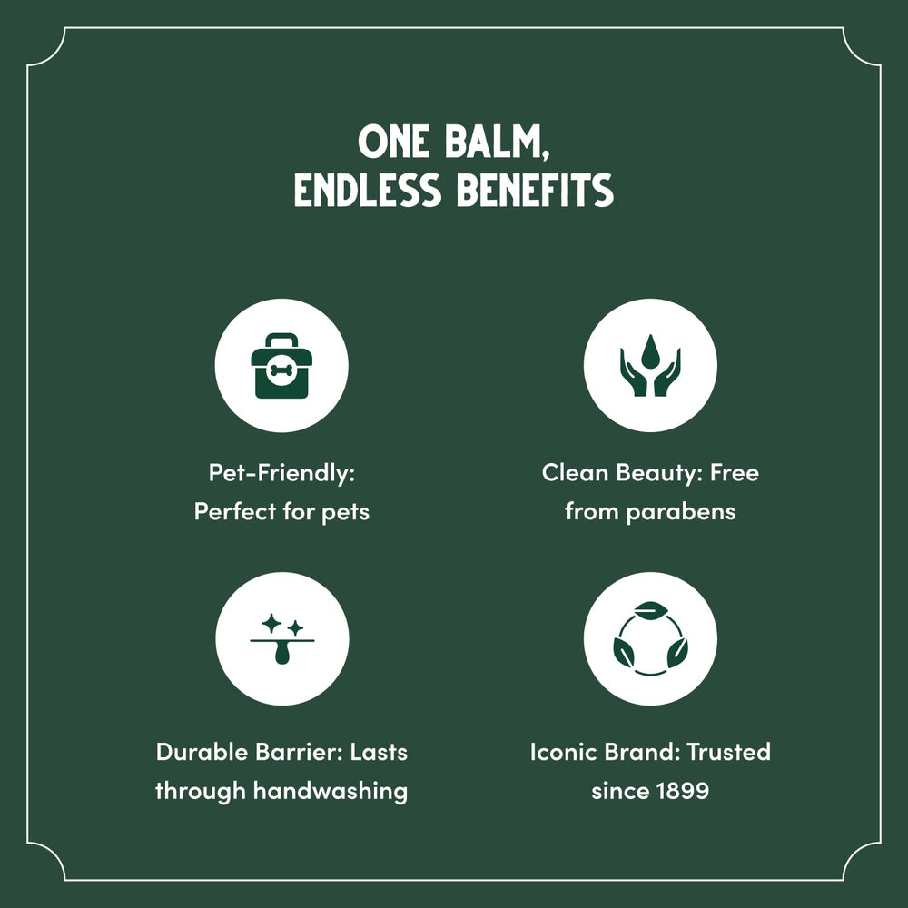 Bag Balm Original – sans parfum et sans alcool pour une utilisation sûre.