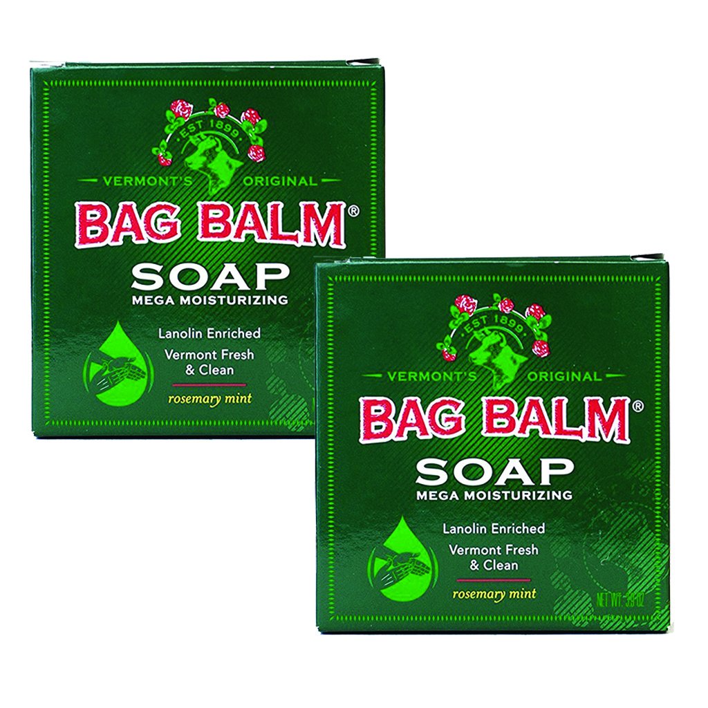 Bag Balm Savon hydratant menthe romarin – douceur durable pour peaux sèches après lavage.