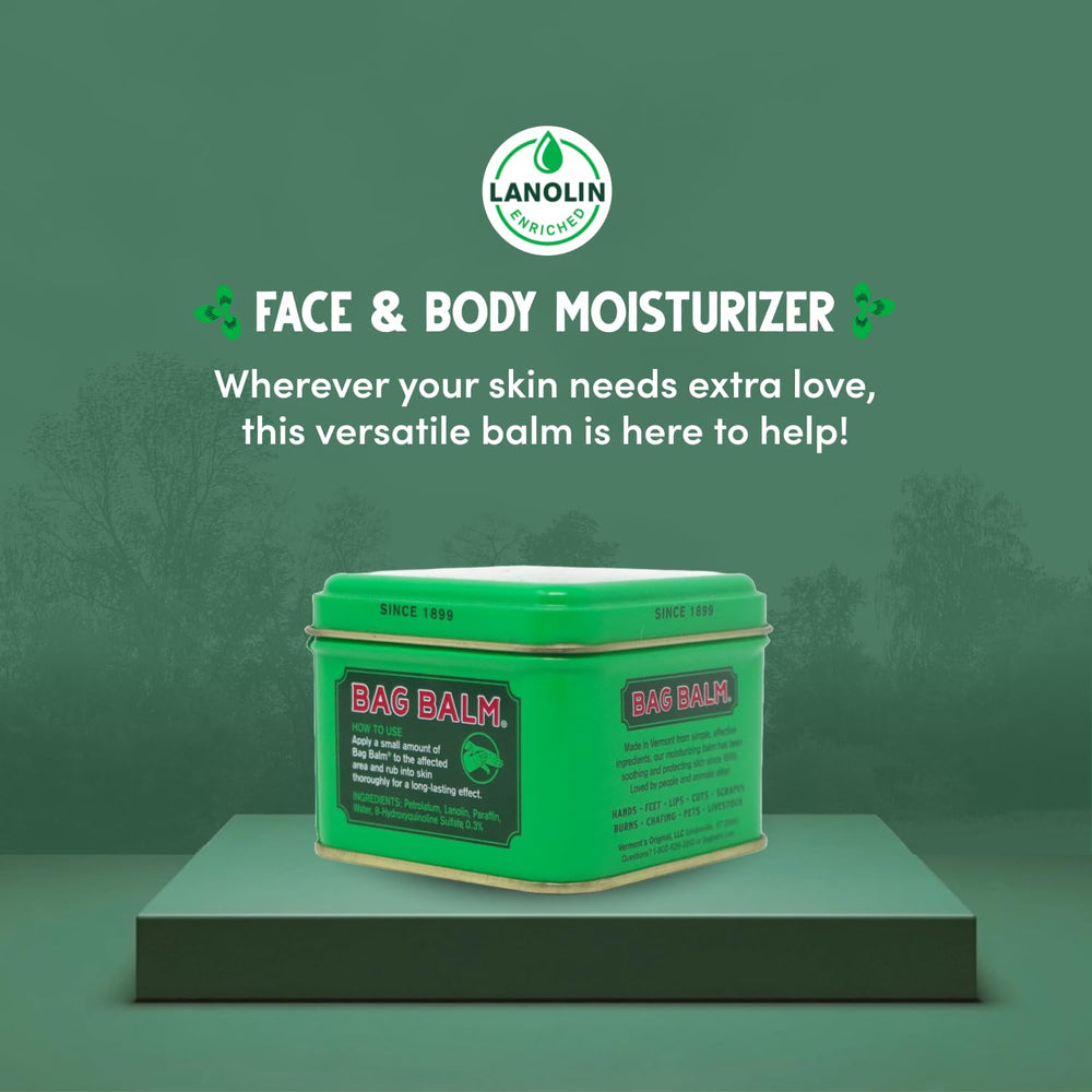 Talons secs et callosités soignés par Bag Balm.