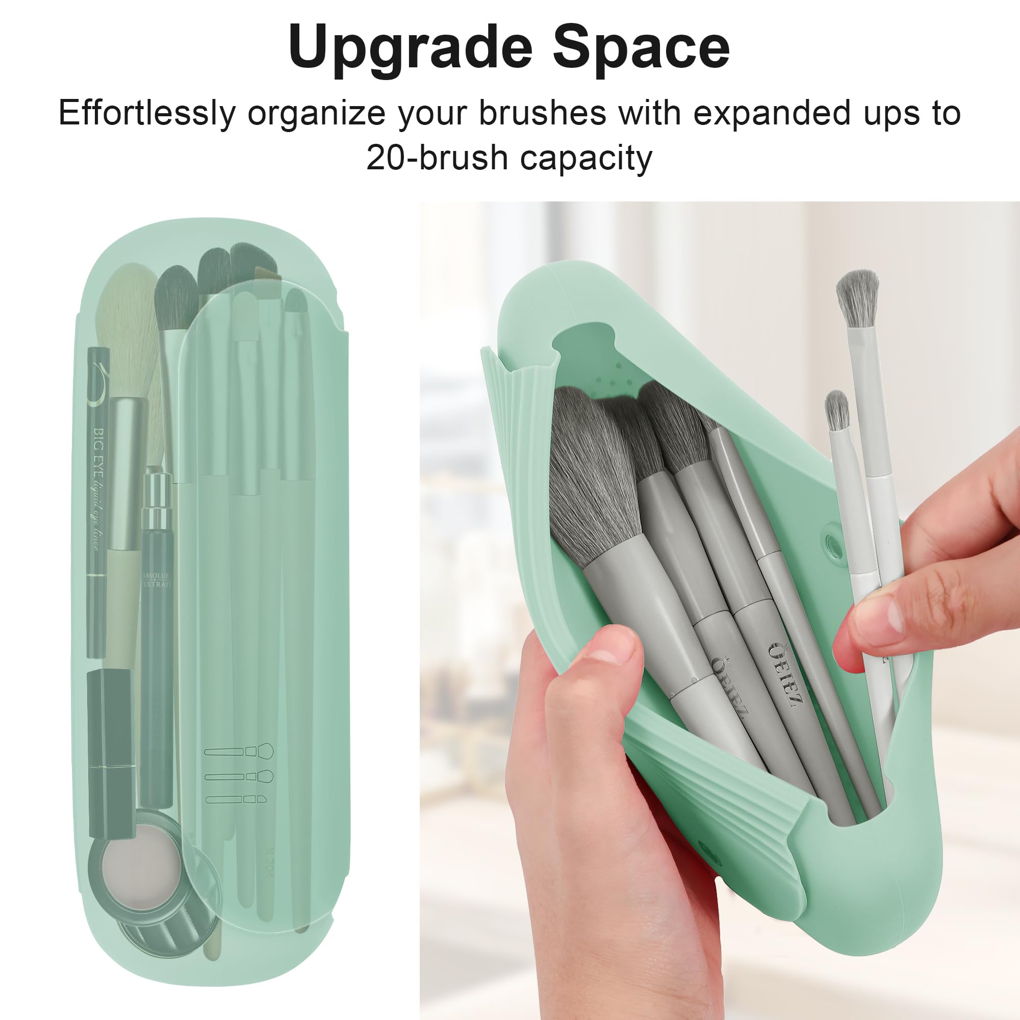 BAGCRAZY silicone alimentaire sans odeur, sûr pour la peau et le maquillage.