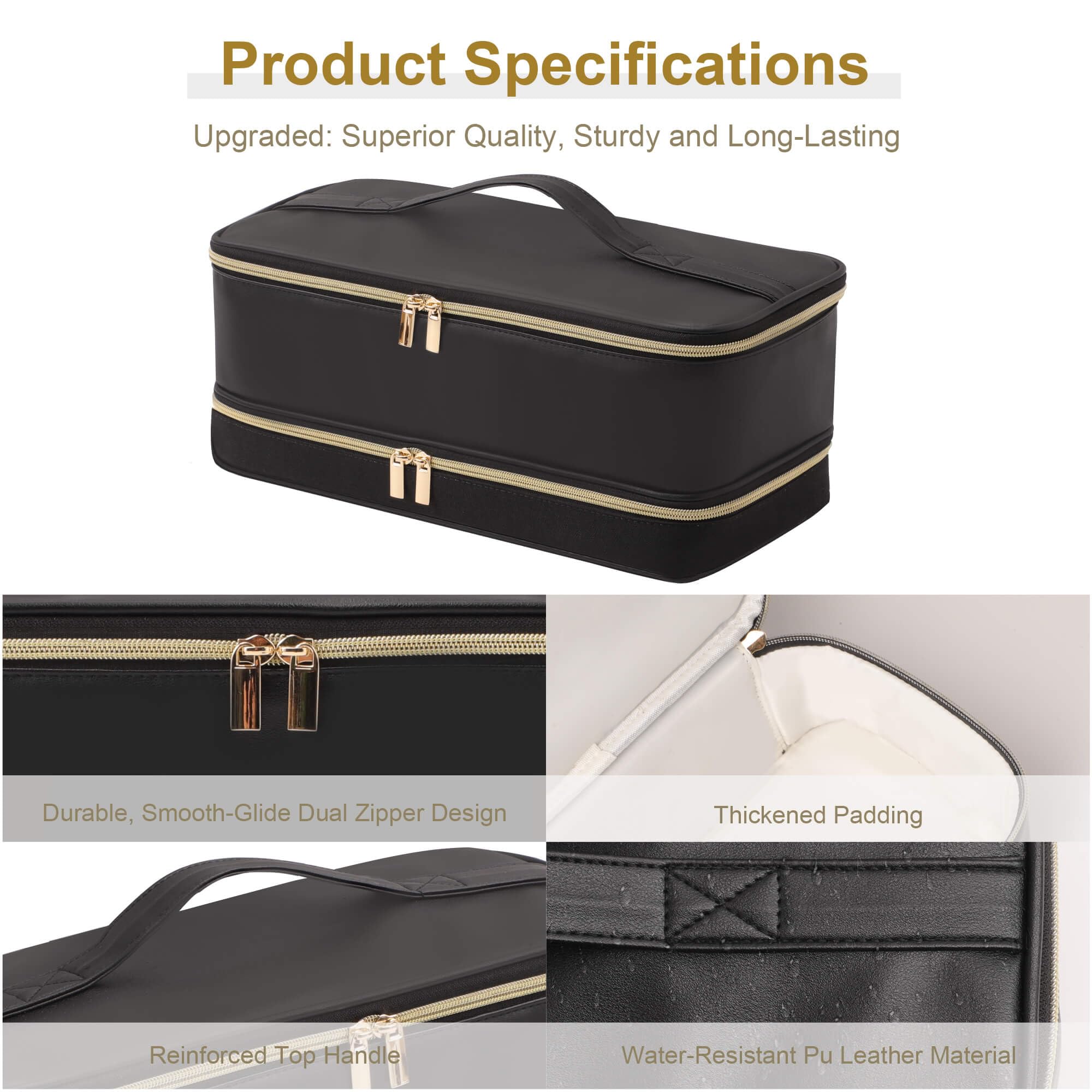BAGCRAZY exterior resists water and dust for reliable travel protection.