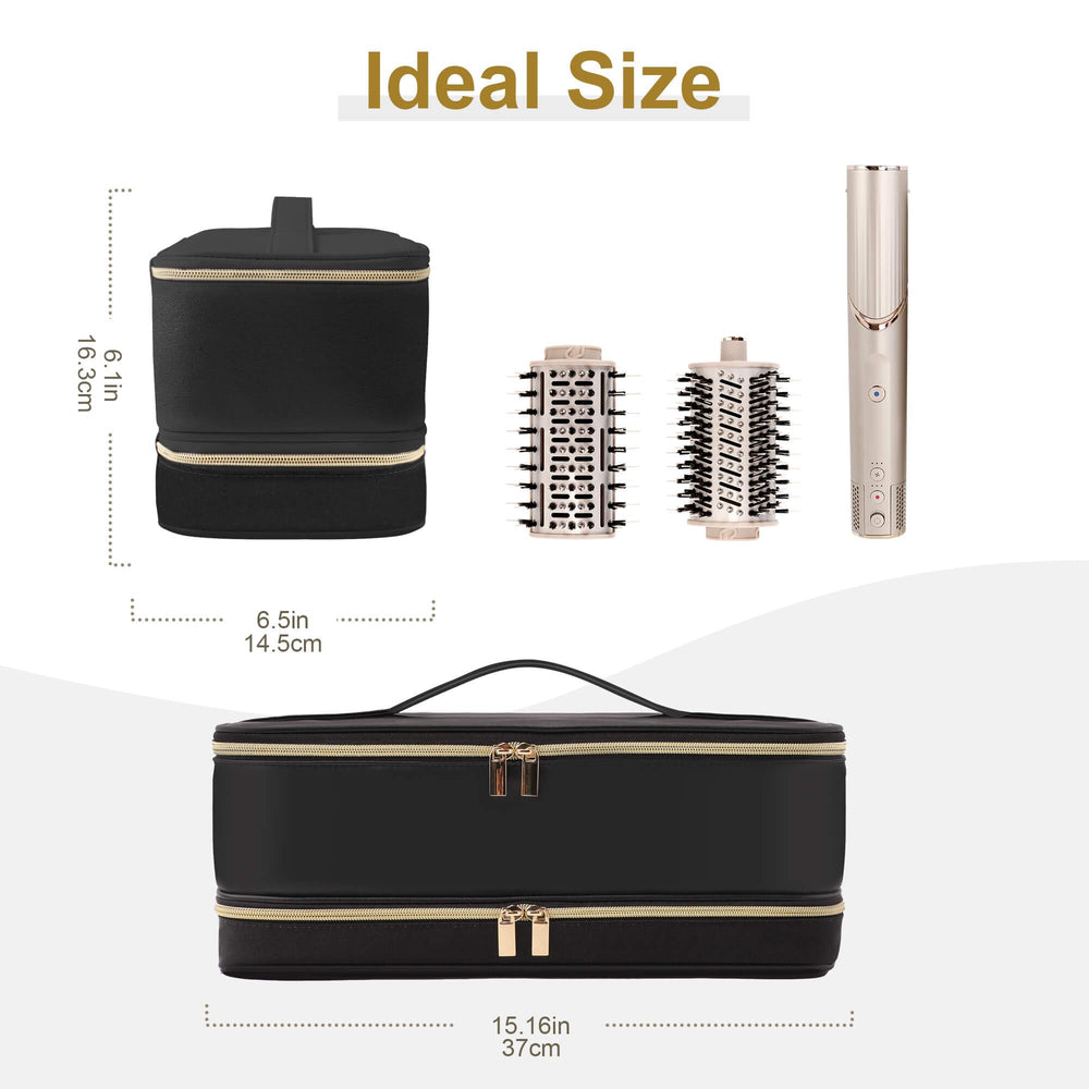 BAGCRAZY transparent compartment enables quick access to attachments.