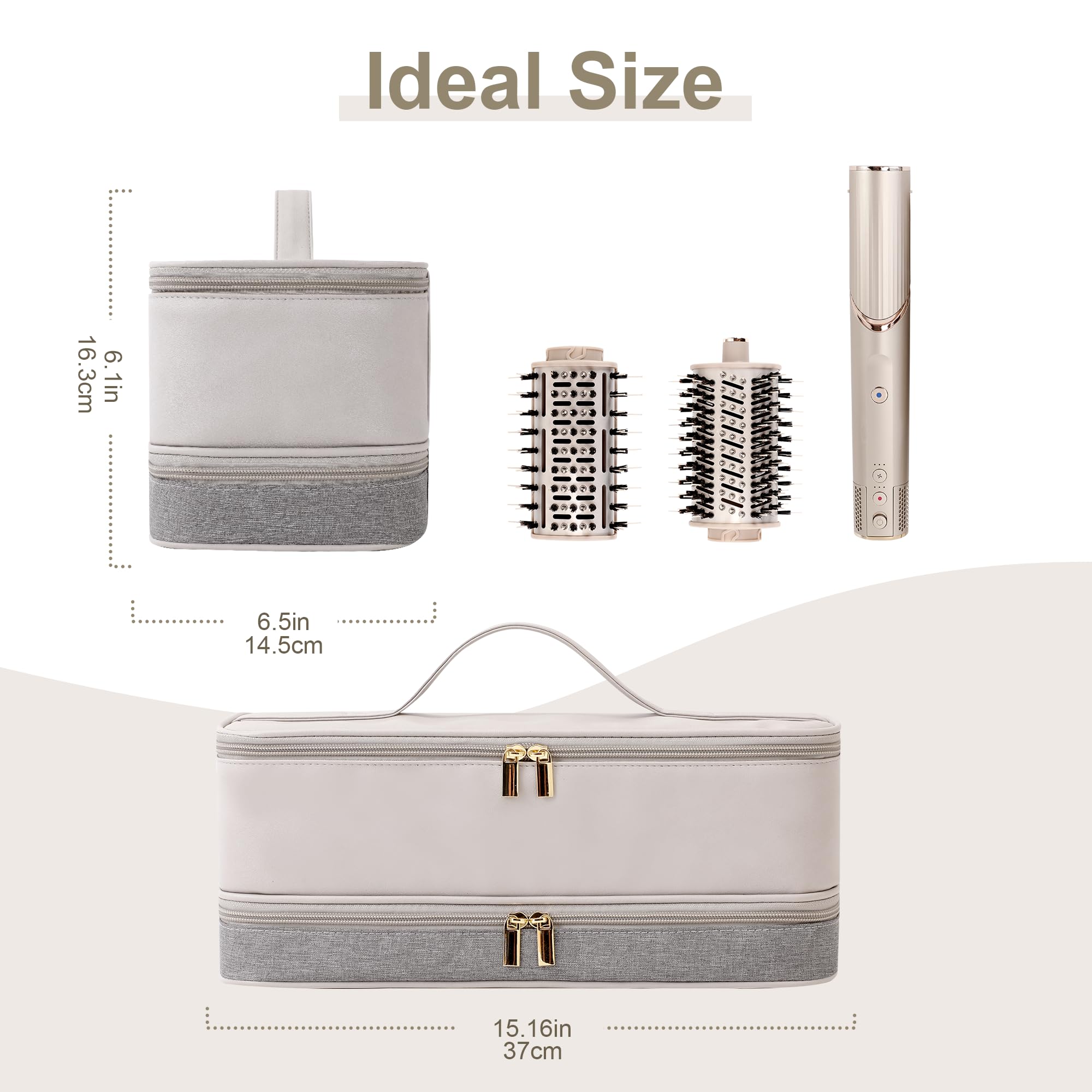 BAGCRAZY compartiments internes séparés protègent et organisent les accessoires.