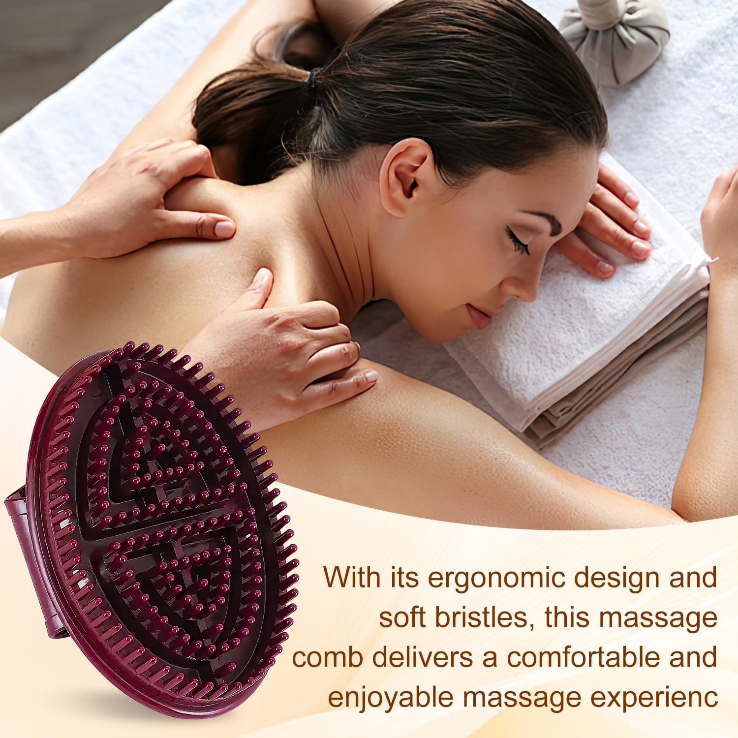 BAGISTES Brosse Méridienne – utilisation quotidienne pour relaxation légère et revitalisation.