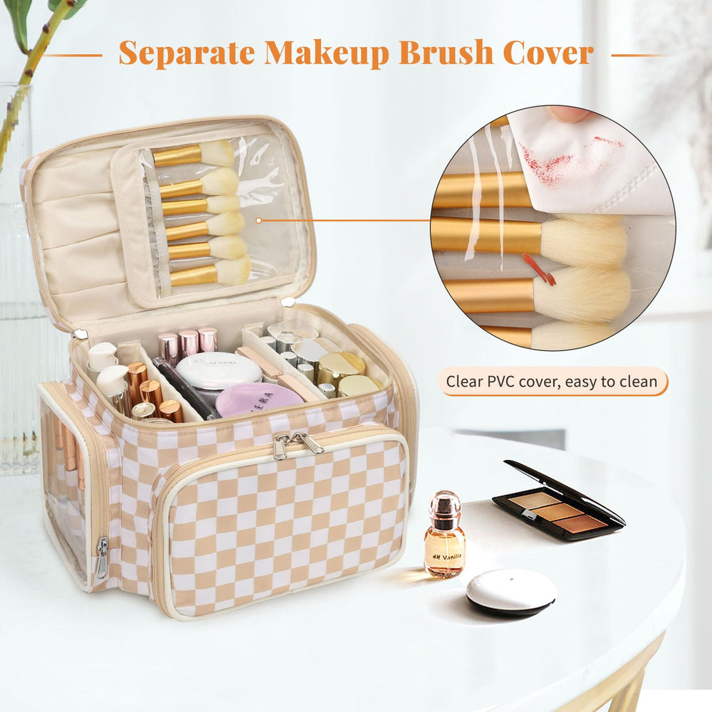 Bagmoly sac maquillage emplacement pinceaux : rangement pinceaux pratique