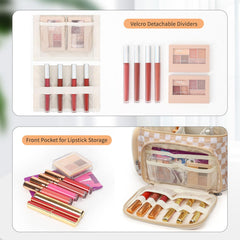 Bagmoly sac maquillage poche avant six rouge à lèvres : accès rapide