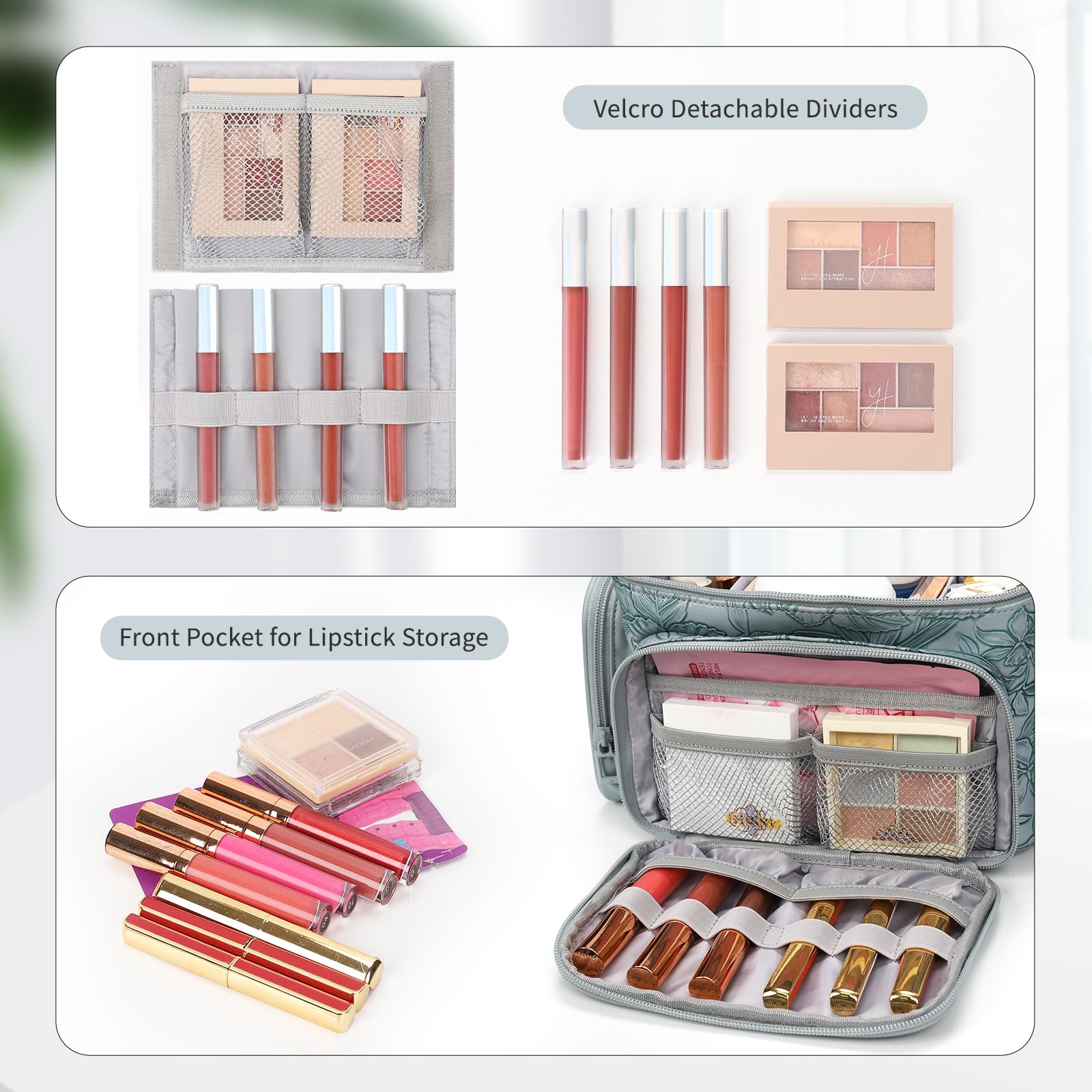 Bagmoly poches-cosmétiques mesh, rangement léger pour produits de toilette.