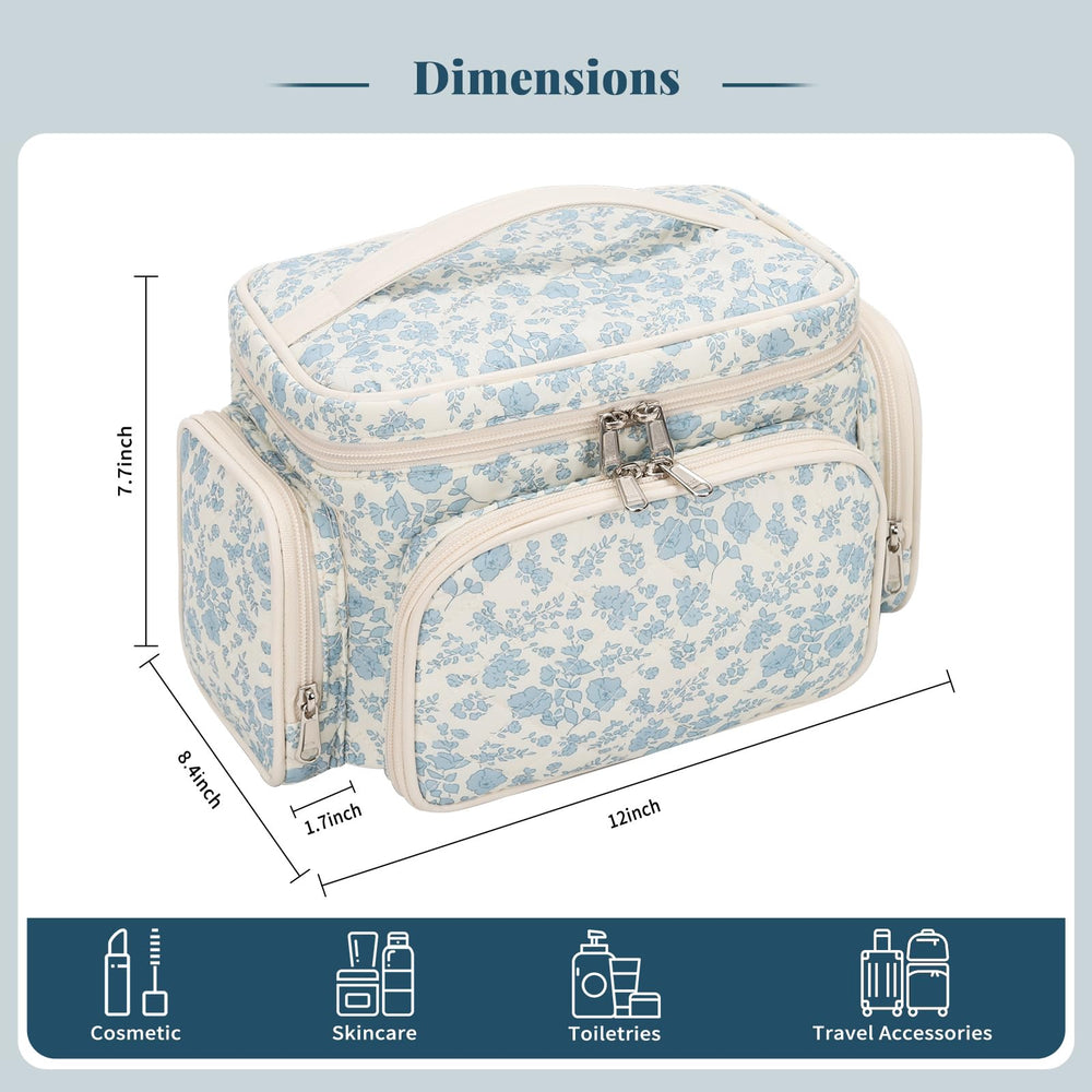 Bagmoly trousse maquillage coton fermeture double zip protection durable.