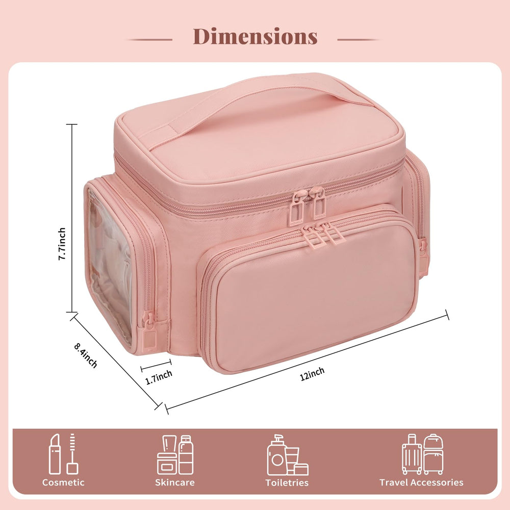 Bagmoly Trousse Maquillage Imperméable matériaux durables et résistant aux éclaboussures.