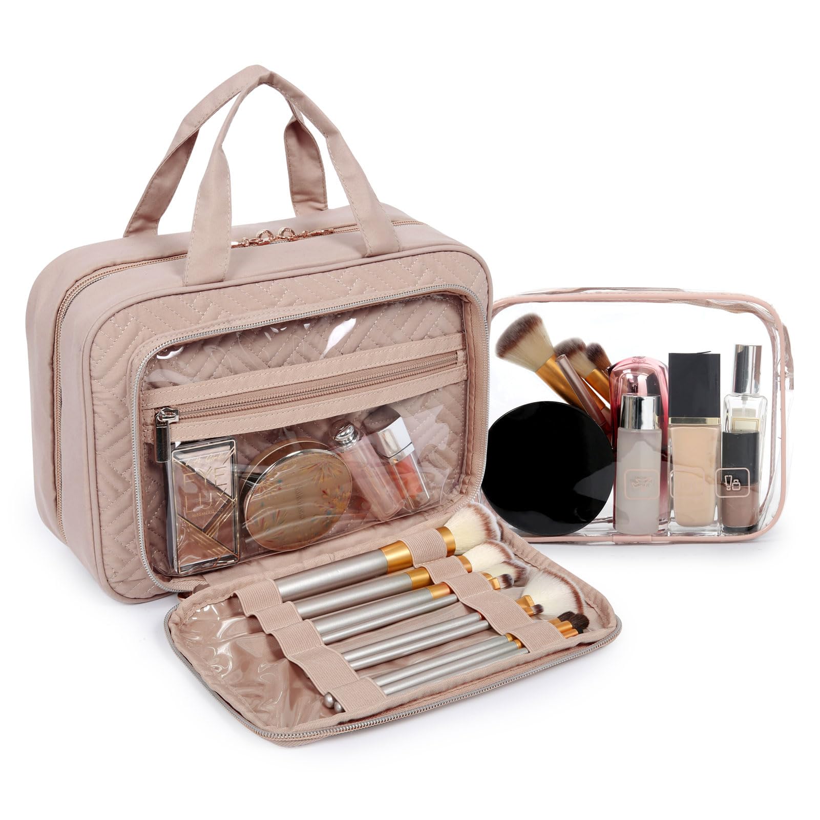 BAGSMART attache-pendue 360 degrés rose pratique pour accrocher