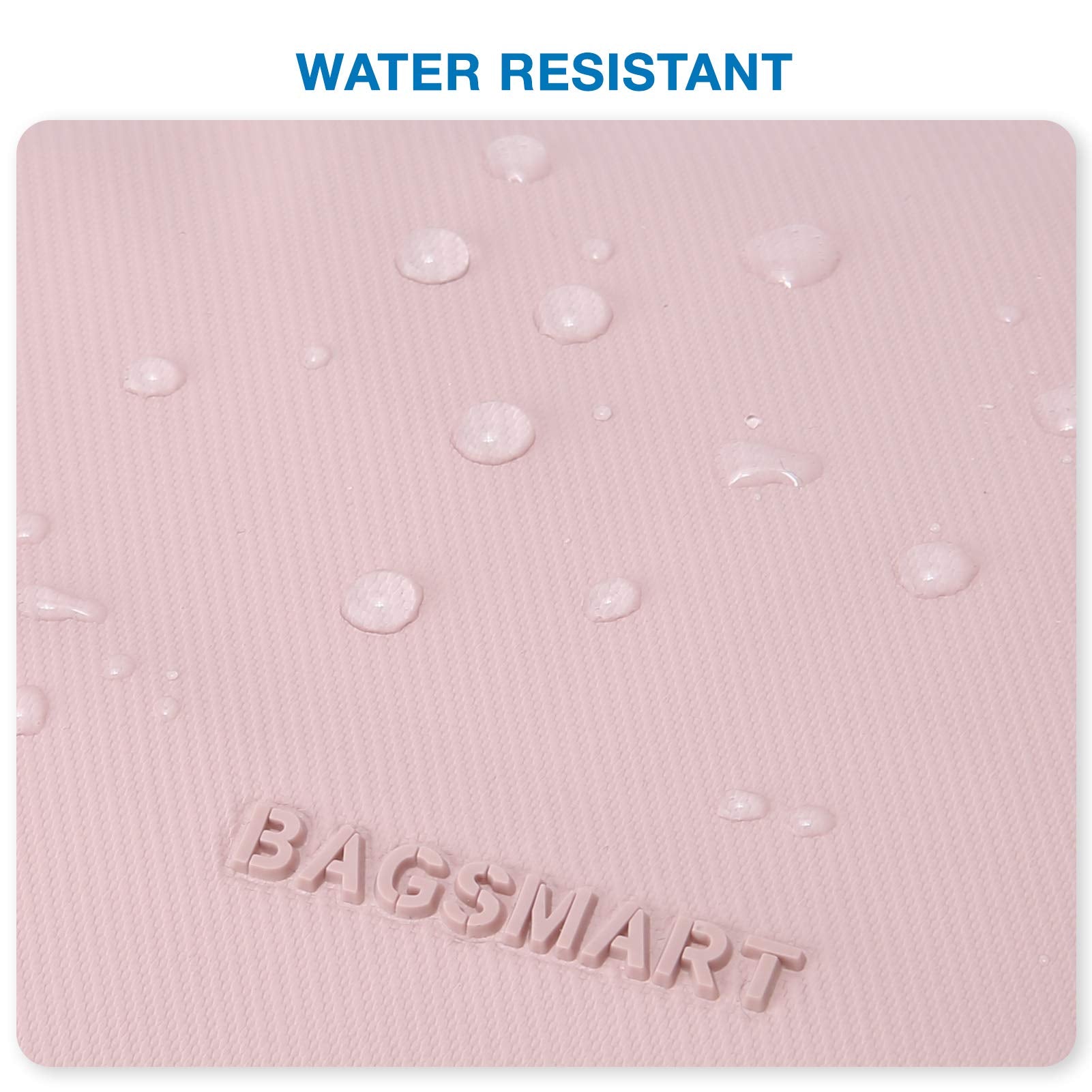 Poche arrière élastique et zippée BAGSMART pour articles de toilette