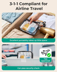 BAGSMART pulvérisateur 30ml, toniques et désinfectants dans le sac à main.