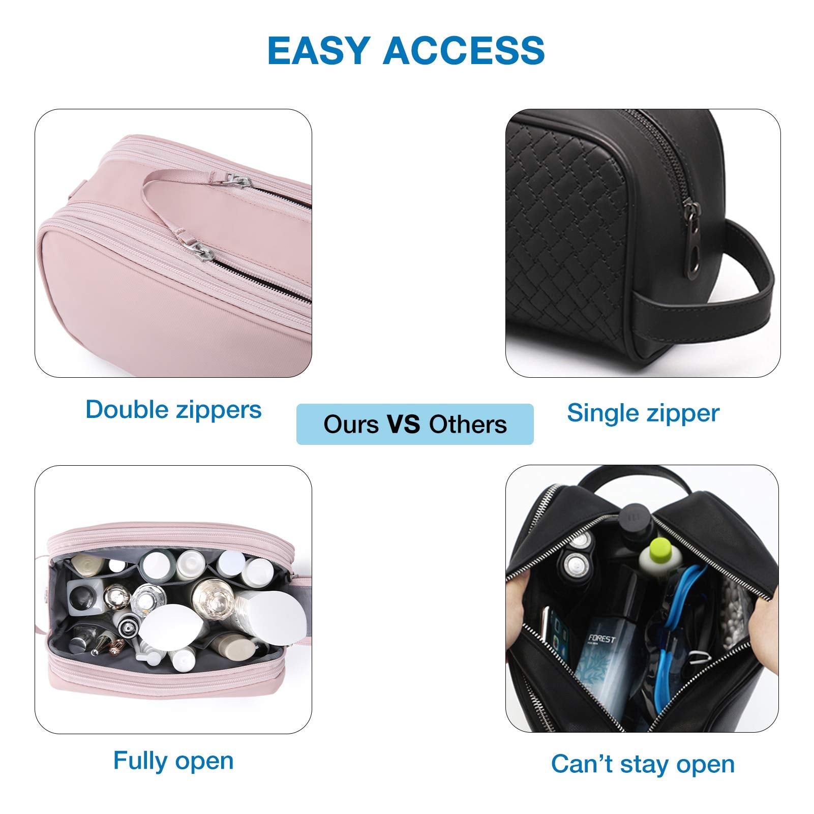 Fermetures doubles BAGSMART pour un accès rapide et sécurisé