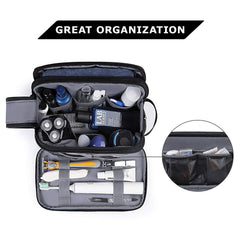 BAGSMART kit de toilette étanche protège rasoir et produits lors des voyages.