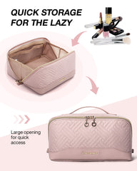 Sac BAGSMART maquillage grande capacité pour pinceaux et cosmétiques