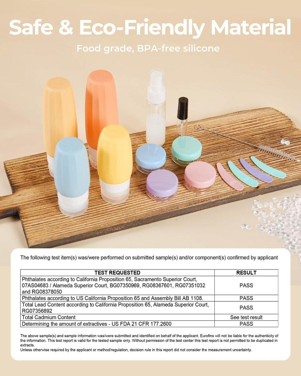 BAGSMART materiau-sans-bpa-silicone assure sécurité et réutilisation.