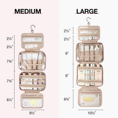 BAGSMART poches intérieures élastiques rose pour bouteilles stables