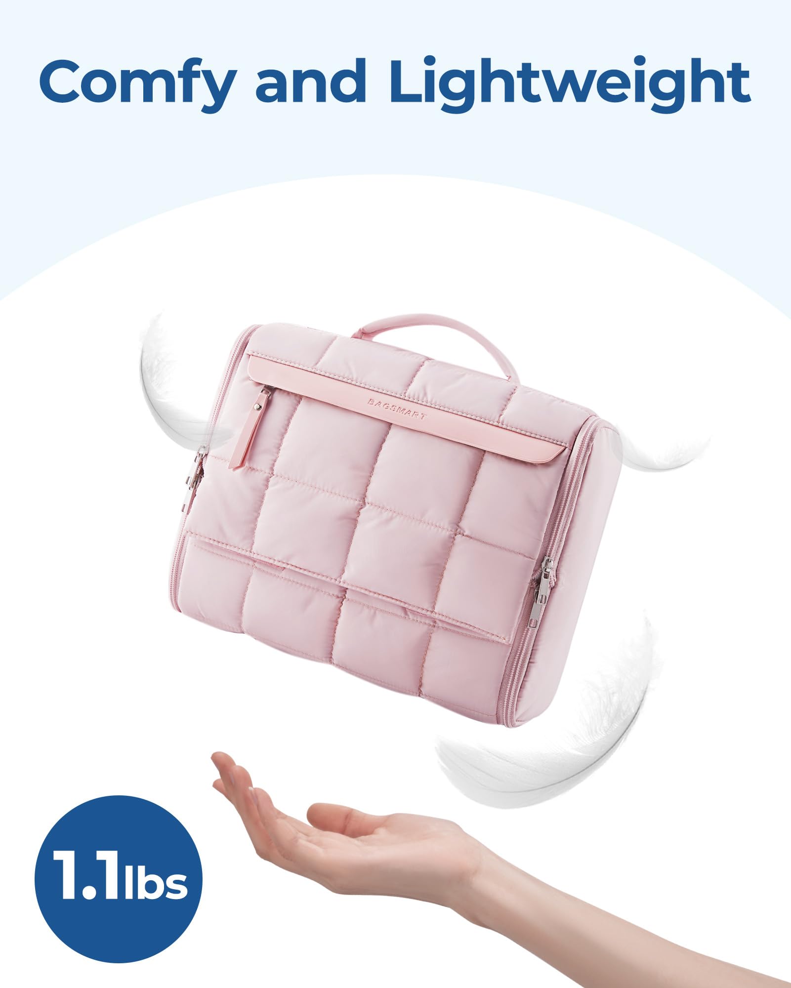 BAGSMART poches en PVC imperméables faciles à nettoyer.
