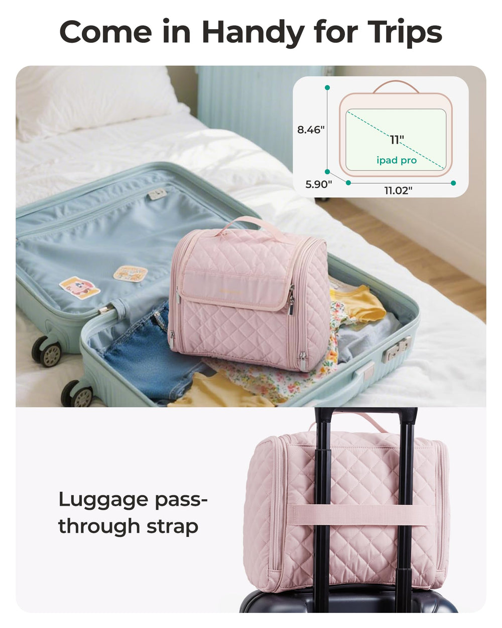 BAGSMART poignée supérieure pratique pour transporter le sac.