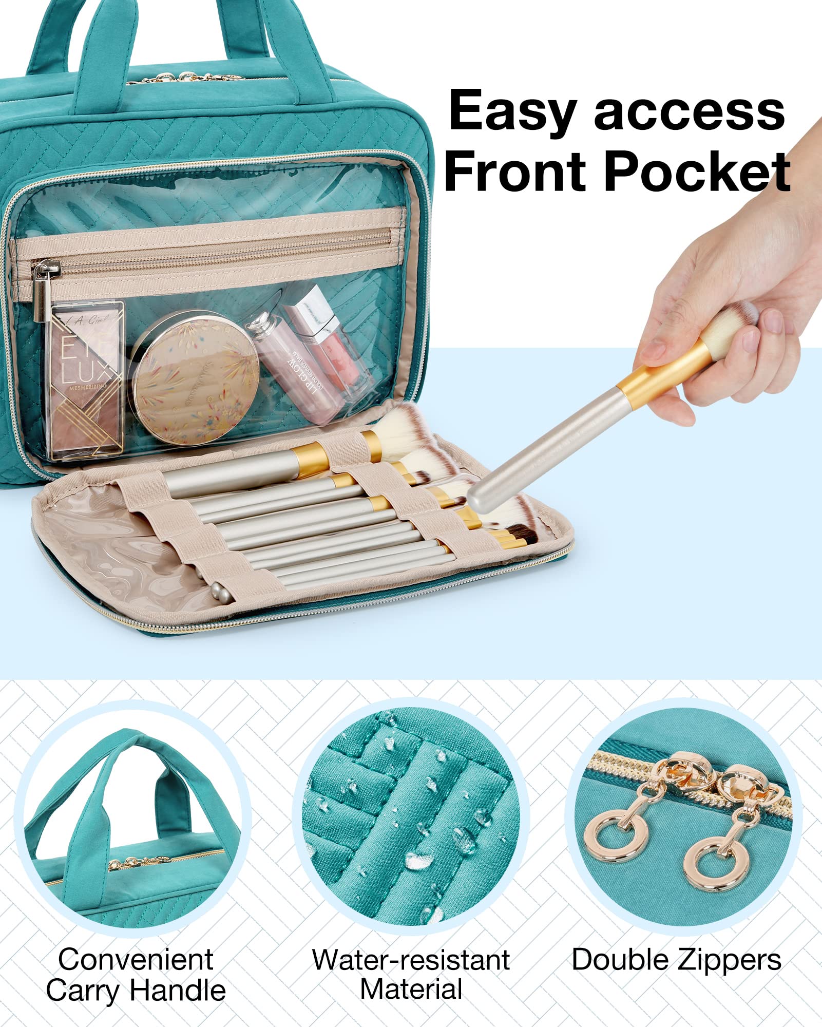 BAGSMART poignée rotation 360, suspension flexible et pratique.
