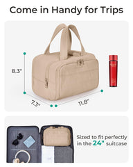 BAGSMART quatre compartiments organisent efficacement vos essentiels.