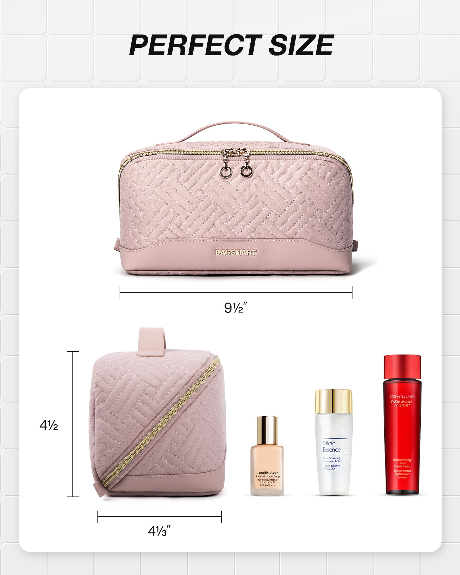 Poignée en cuir BAGSMART pour transport facile